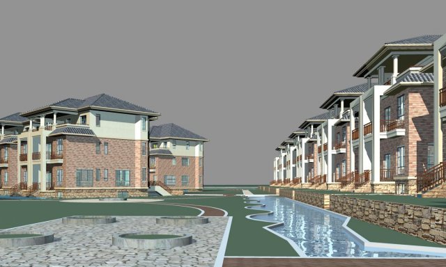 architecture 487 3D Model .c4d .max .obj .3ds .fbx .stl .blend 
