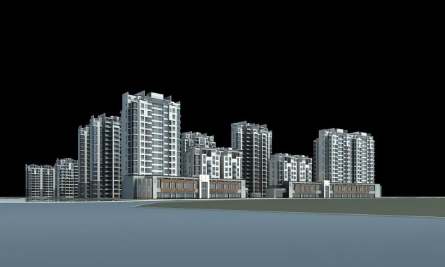 architecture 489 Model 3D .c4d .max .obj .3ds .fbx .stl .blend 