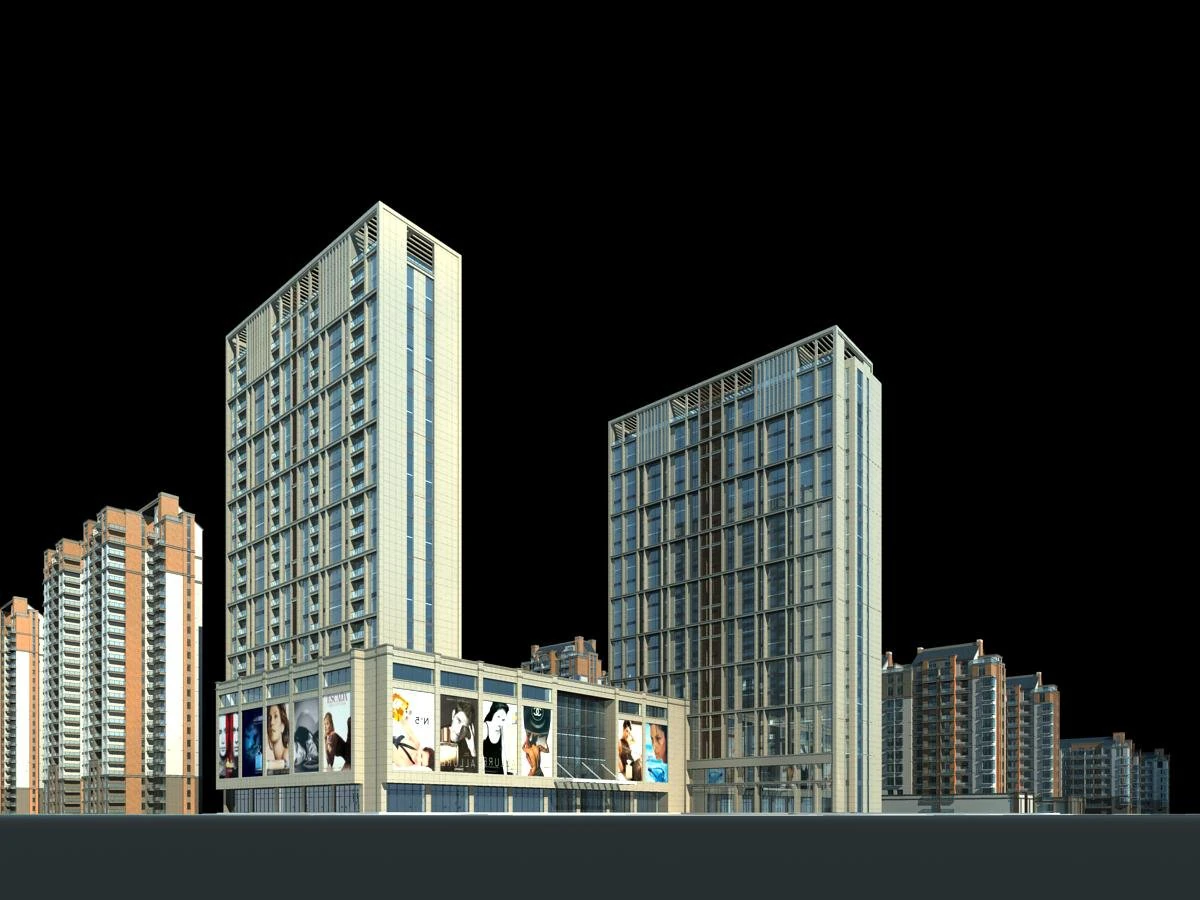 architecture 490 3D Model .c4d .max .obj .3ds .fbx .stl .blend 