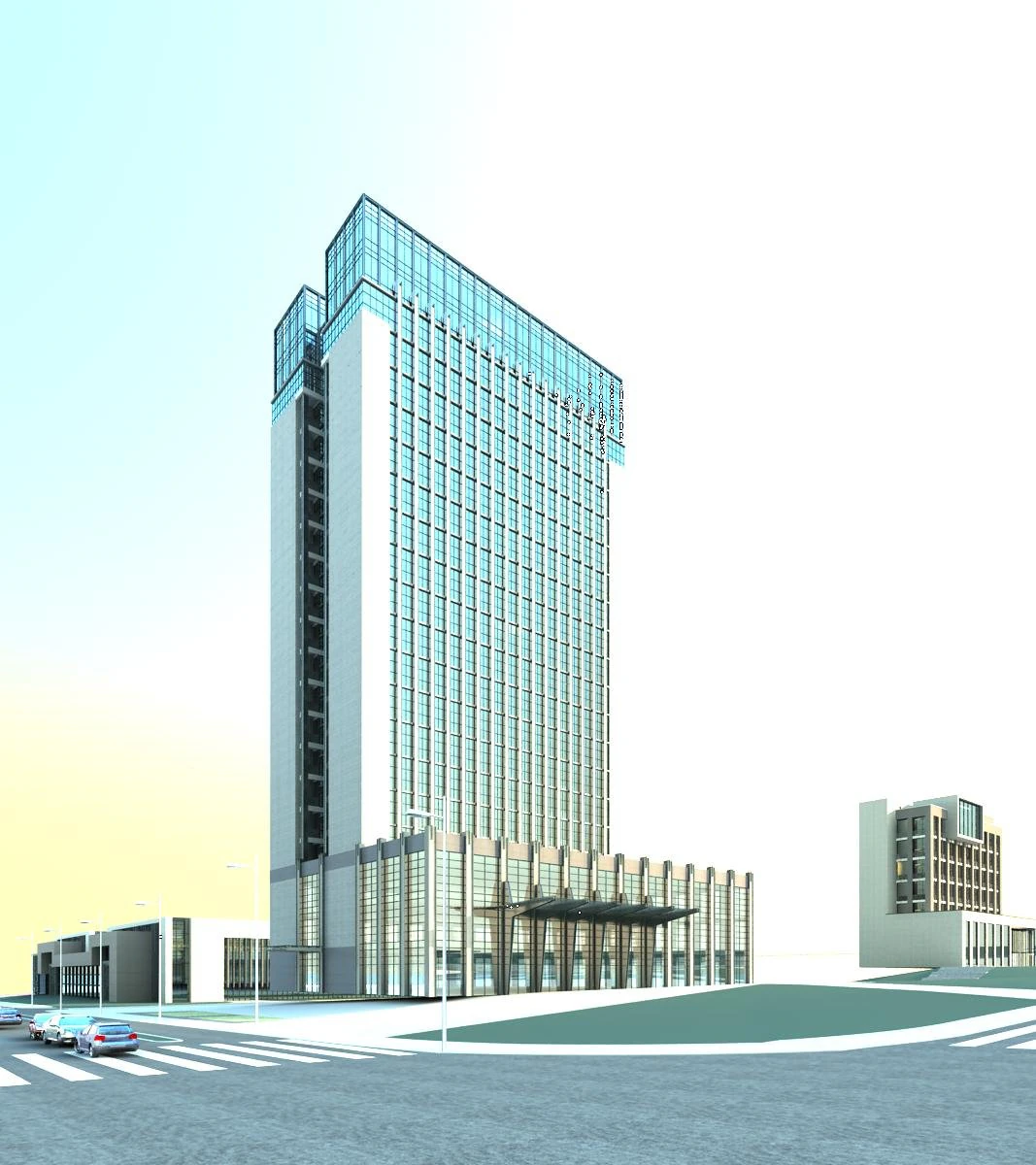 architecture 492 3D Model .c4d .max .obj .3ds .fbx .stl .blend 