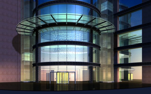 architecture 494 3D Model .c4d .max .obj .3ds .fbx .stl .blend 