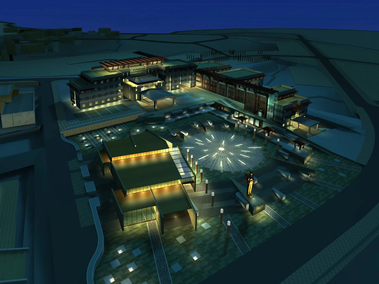 architecture 495 3D Model .c4d .max .obj .3ds .fbx .stl .blend 
