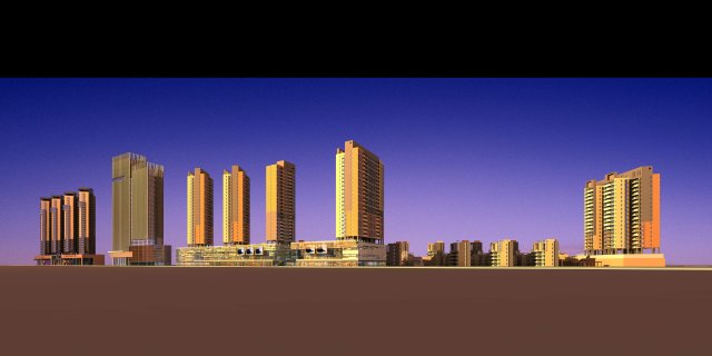 architecture 499 3D Model .c4d .max .obj .3ds .fbx .stl .blend 
