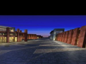 architecture 501 Modèle 3D