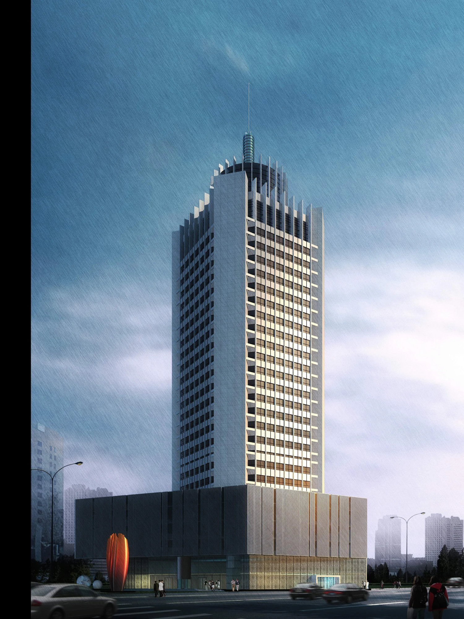 architecture 503 3D Model .c4d .max .obj .3ds .fbx .stl .blend 