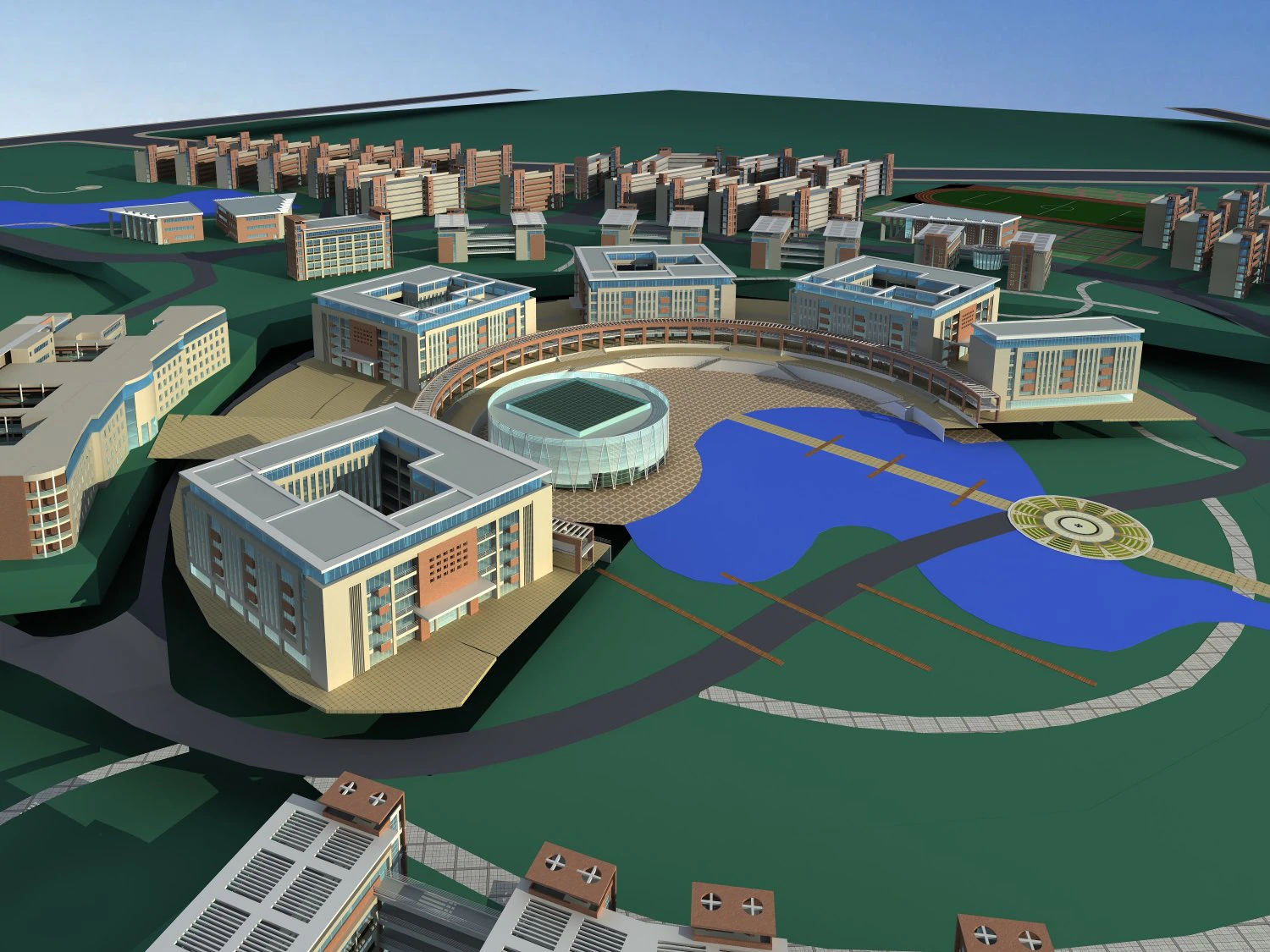 architecture 506 3D Model .c4d .max .obj .3ds .fbx .stl .blend 