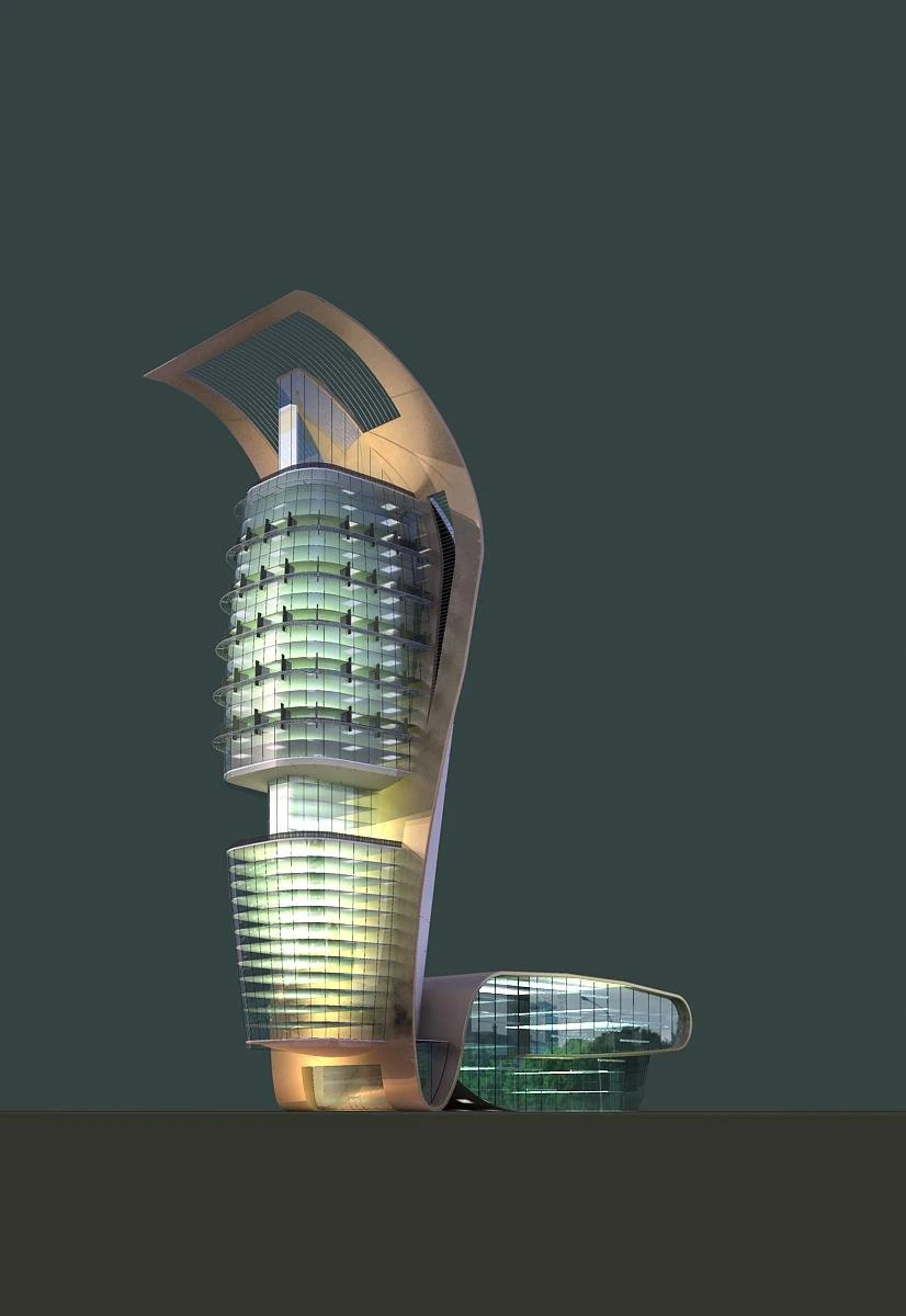 architecture 509 3D Model .c4d .max .obj .3ds .fbx .stl .blend 