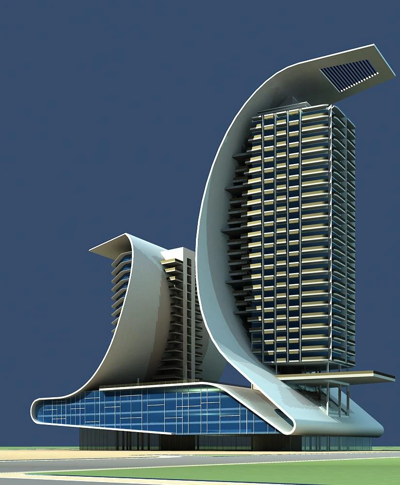 architecture 510 3D Model .c4d .max .obj .3ds .fbx .stl .blend 