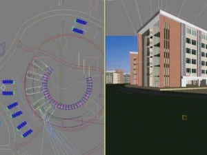 architecture 518 3D Model