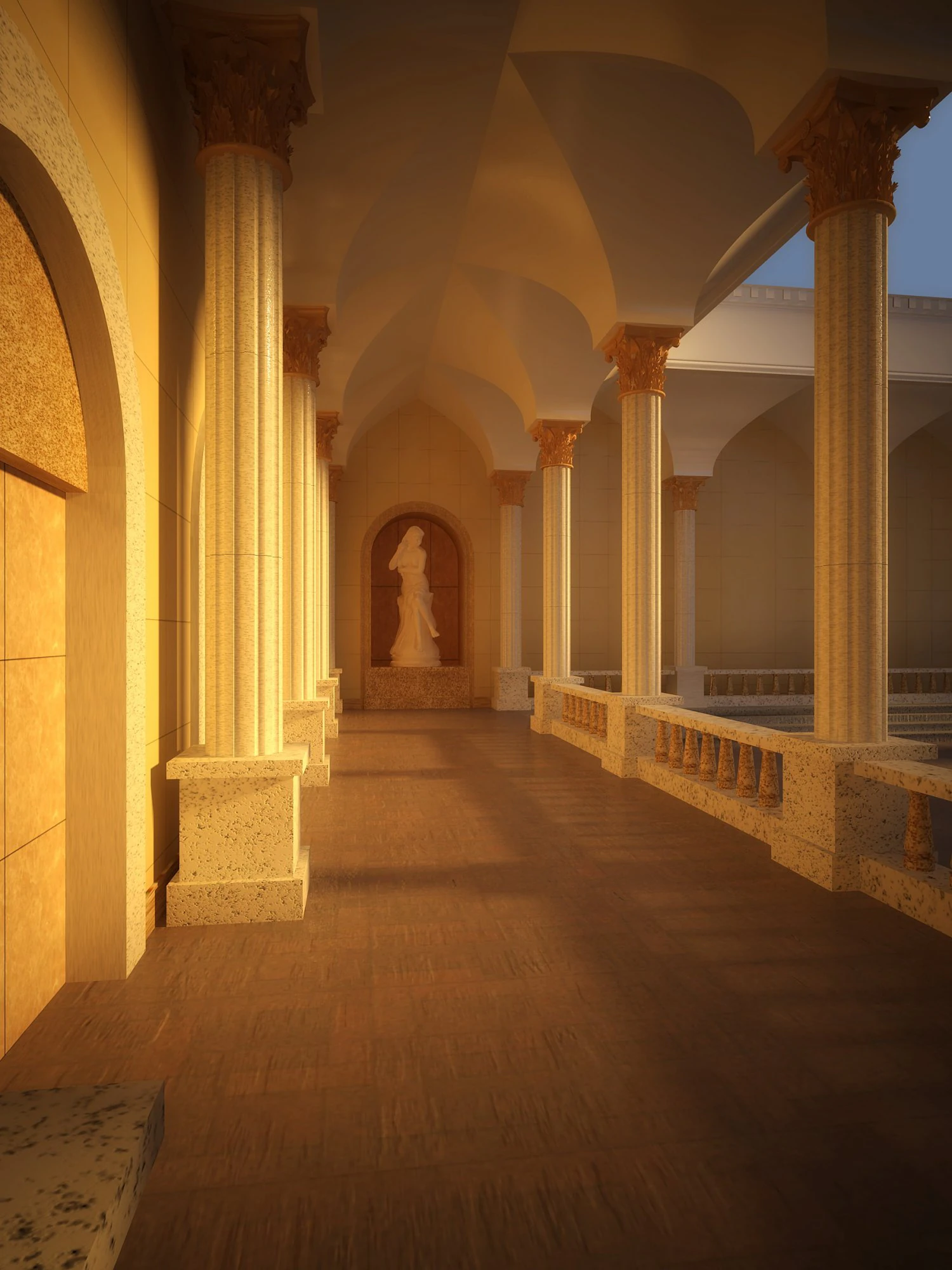 architecture 523 3D Model .c4d .max .obj .3ds .fbx .stl .blend 