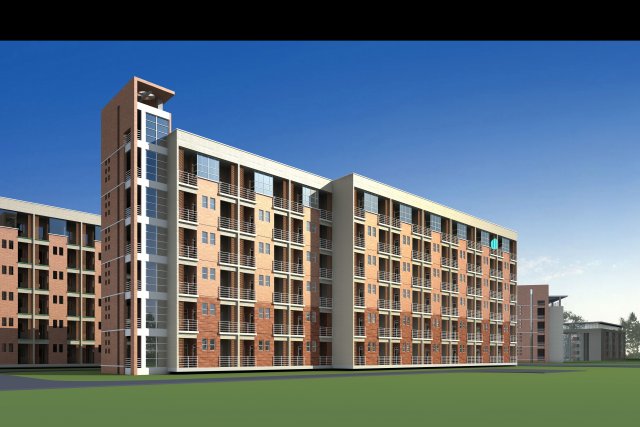 architecture 533 3D Модель .c4d .max .obj .3ds .fbx .stl .blend 