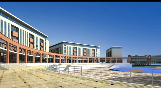 architecture 534 3D Model .c4d .max .obj .3ds .fbx .stl .blend 