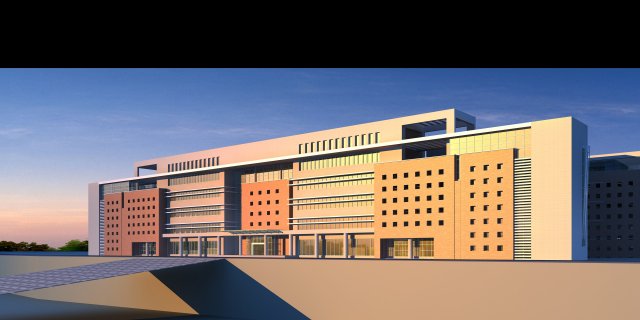 architecture 535 3D Модель .c4d .max .obj .3ds .fbx .stl .blend 