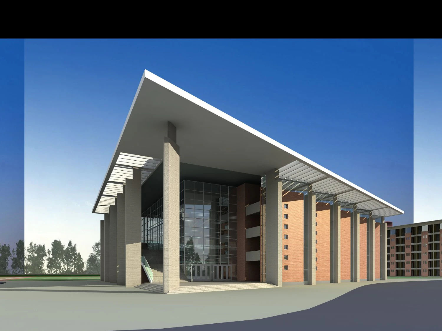architecture 537 3D Model .c4d .max .obj .3ds .fbx .stl .blend 