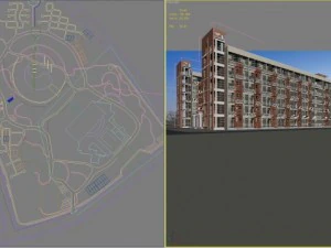architecture 539 3D Model