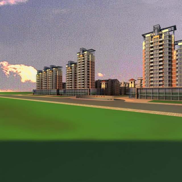 architecture 547 3D Model .c4d .max .obj .3ds .fbx .stl .blend 