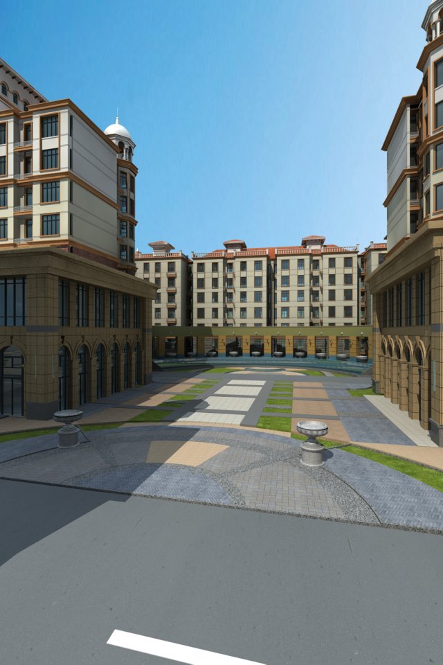 architecture 550 Modelo 3D .c4d .max .obj .3ds .fbx .stl .blend 