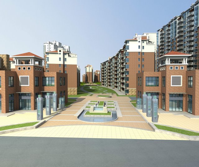 architecture 551 Modèle 3D .c4d .max .obj .3ds .fbx .stl .blend 