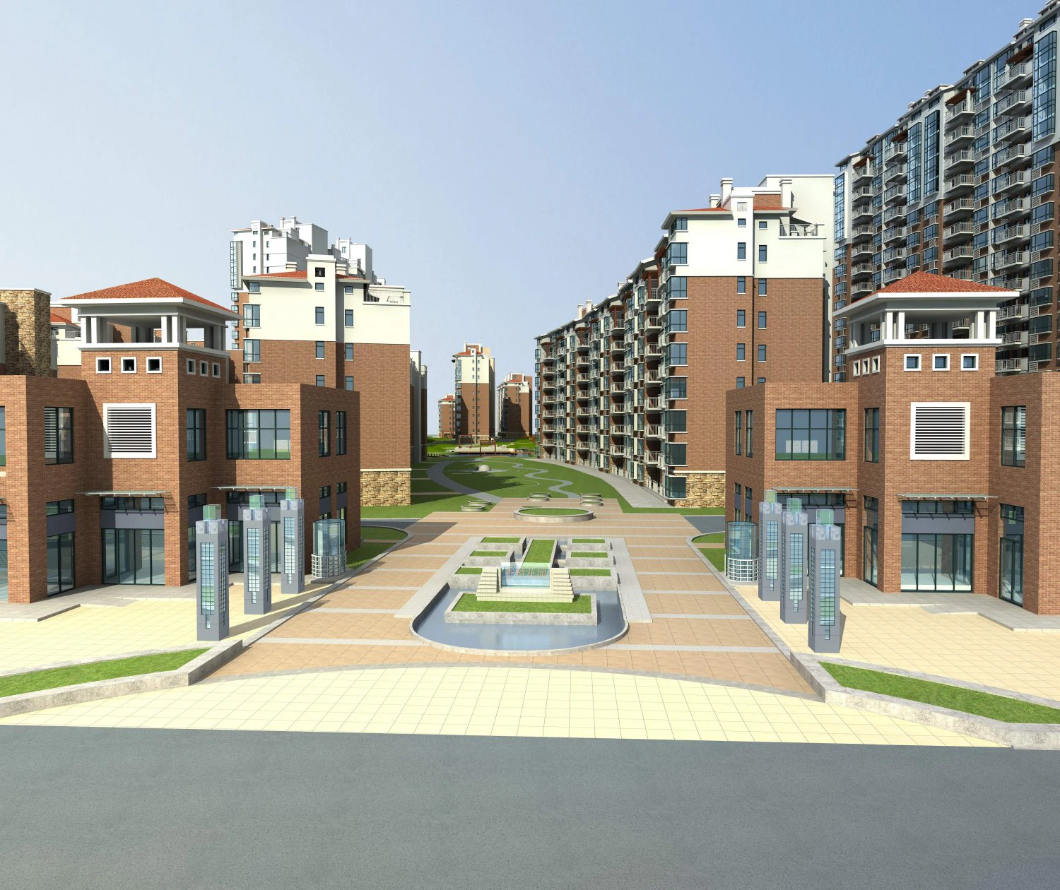 architecture 551 3D Model .c4d .max .obj .3ds .fbx .stl .blend 