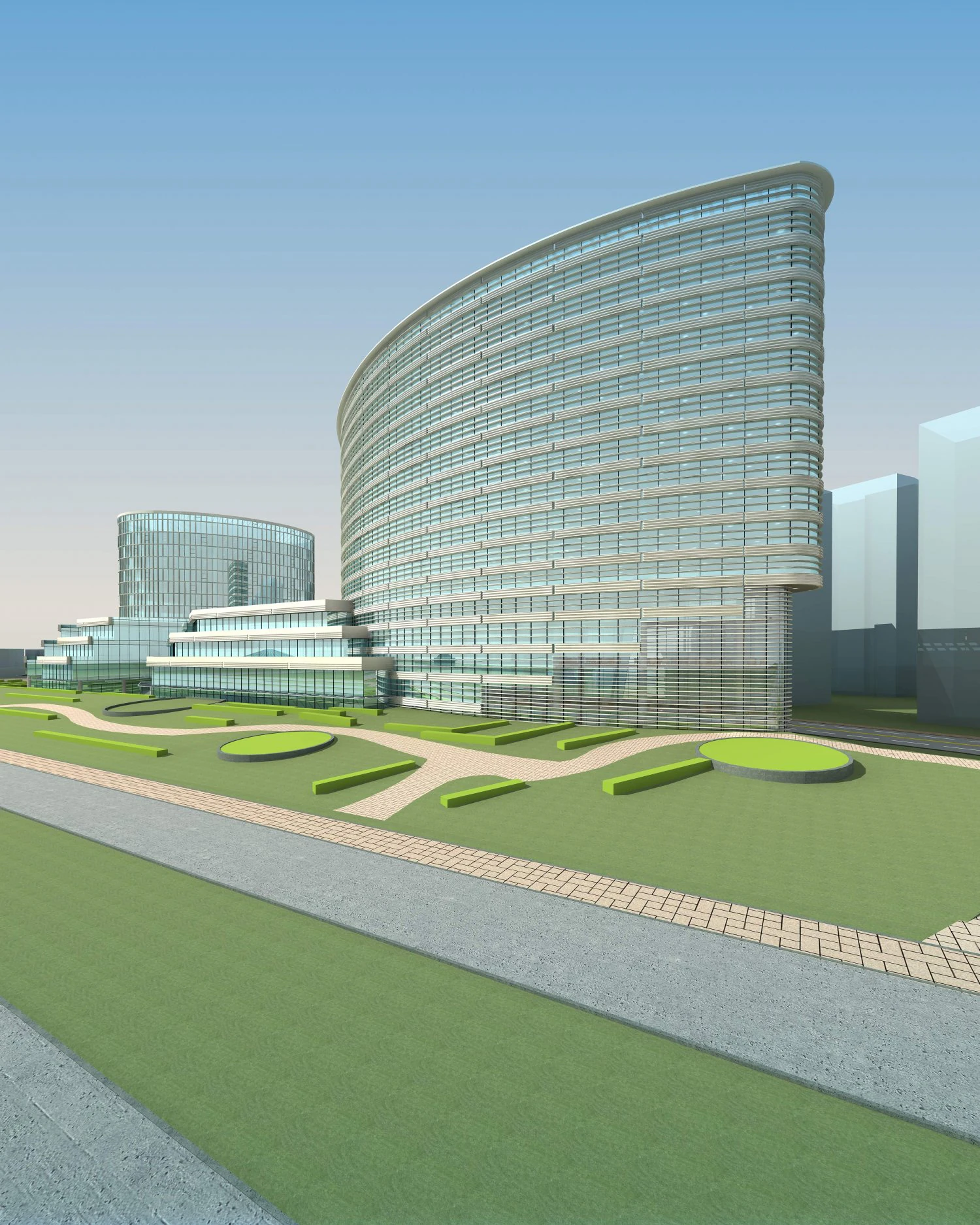architecture 552 3D Model .c4d .max .obj .3ds .fbx .stl .blend 