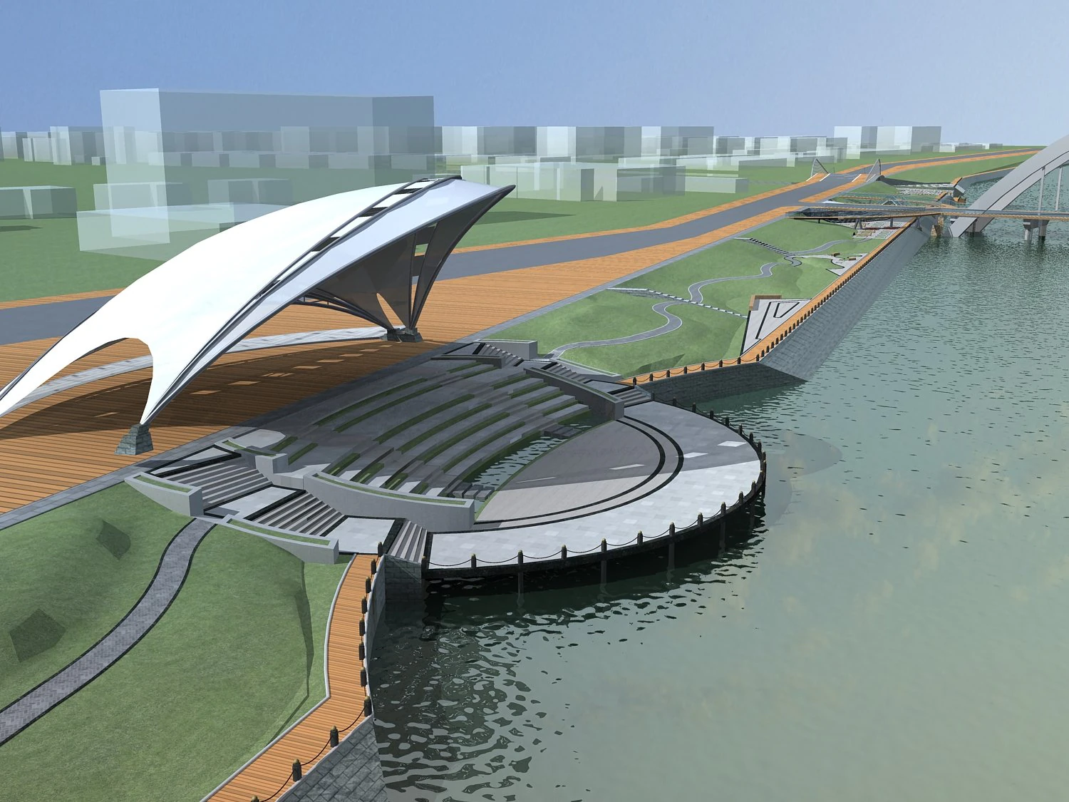 architecture 554 3D Model .c4d .max .obj .3ds .fbx .stl .blend 