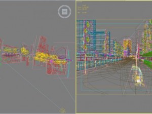 architecture 555 Modèle 3D