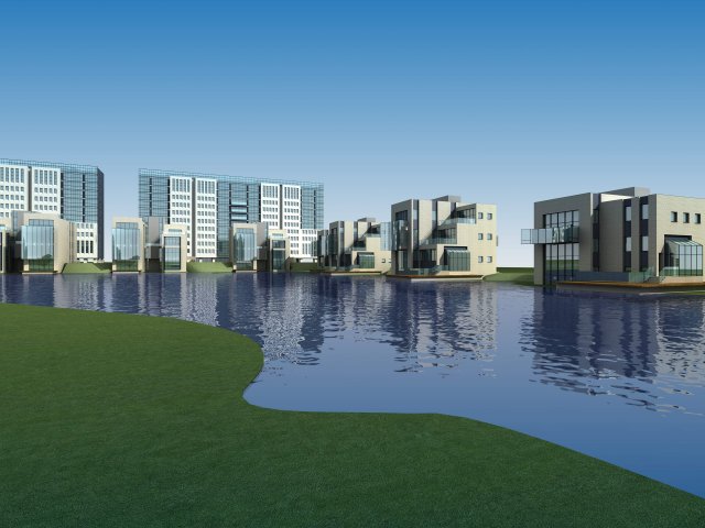 architecture 556 3D Model .c4d .max .obj .3ds .fbx .stl .blend 