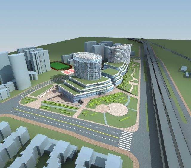 architecture 557 Modelo 3D .c4d .max .obj .3ds .fbx .stl .blend 