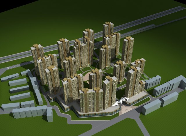 architecture 562 3D 模型 .c4d .max .obj .3ds .fbx .stl .blend 