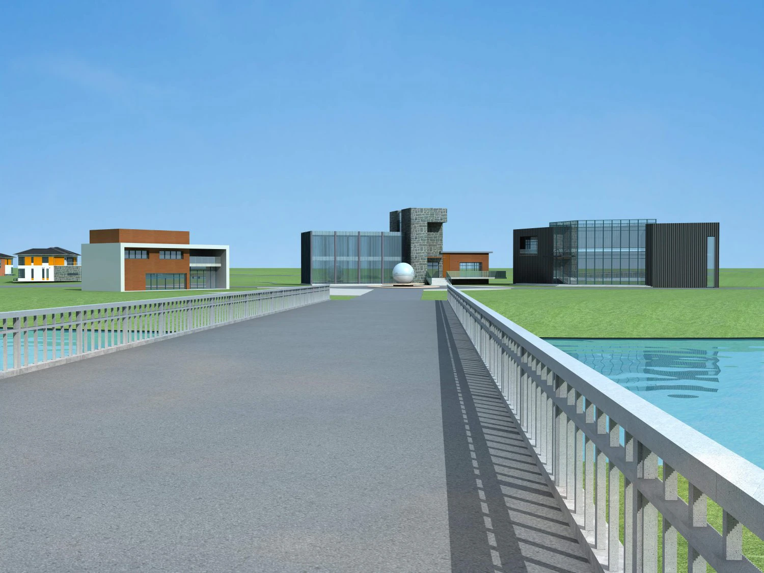 architecture 563 3D Model .c4d .max .obj .3ds .fbx .stl .blend 