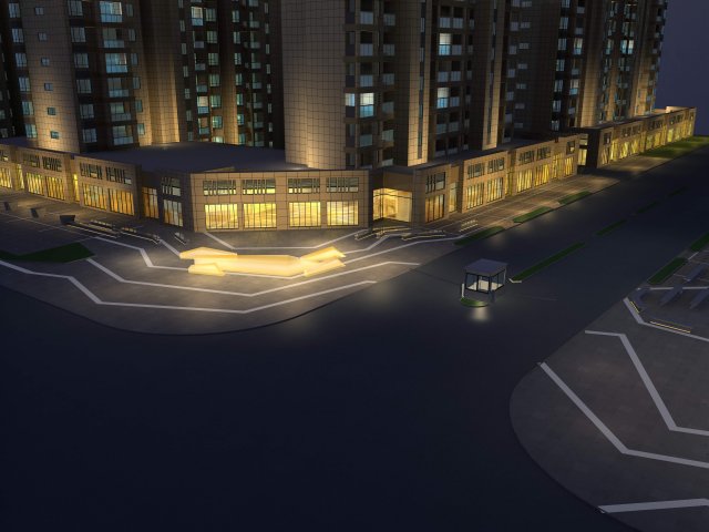 architecture 565 3D 模型 .c4d .max .obj .3ds .fbx .stl .blend 