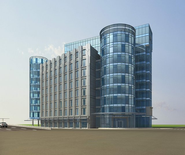 architecture 566 3D Model .c4d .max .obj .3ds .fbx .stl .blend 