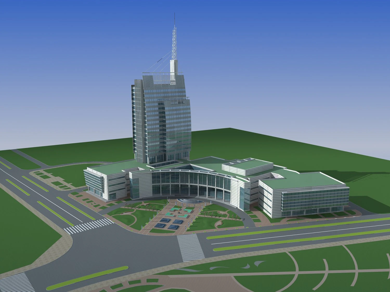 architecture 569 3D Model .c4d .max .obj .3ds .fbx .stl .blend 