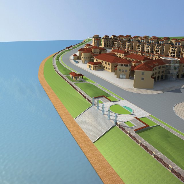 architecture 570 Modello 3D .c4d .max .obj .3ds .fbx .stl .blend 