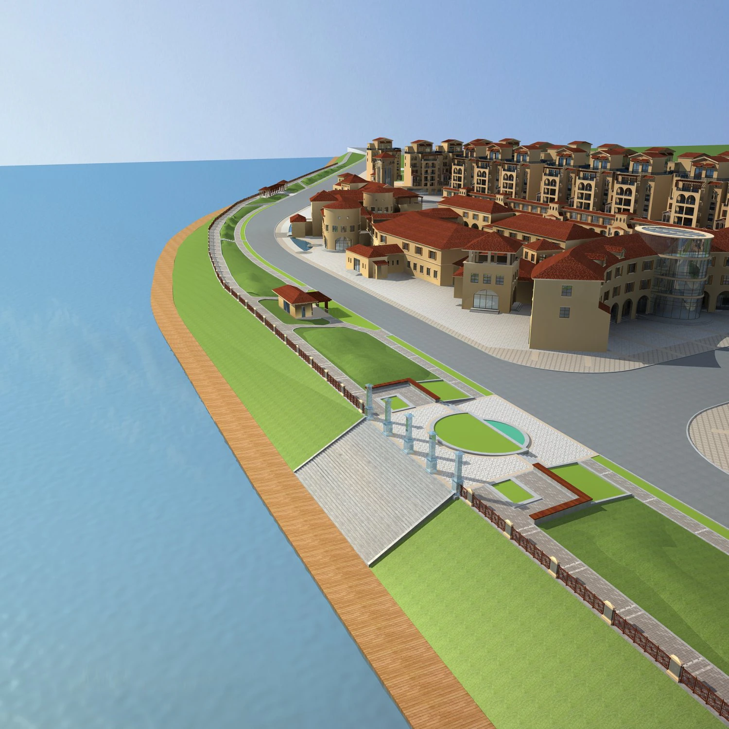 architecture 570 3D Model .c4d .max .obj .3ds .fbx .stl .blend 