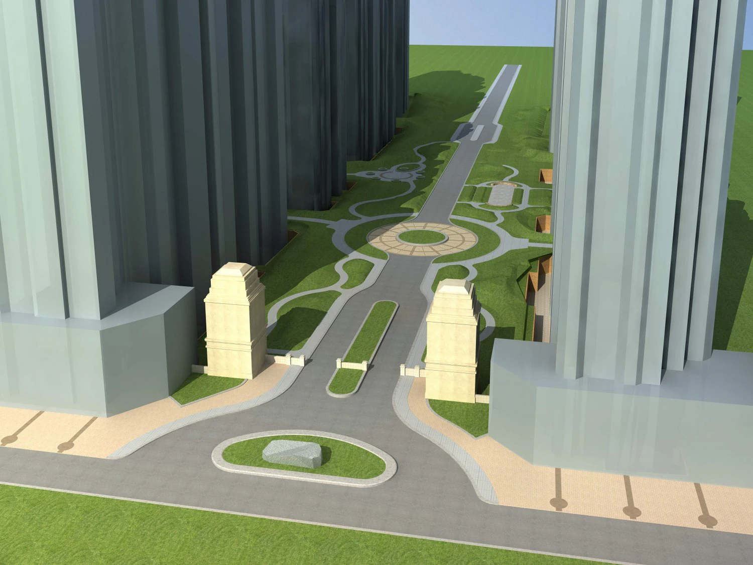 architecture 575 3D Model .c4d .max .obj .3ds .fbx .stl .blend 