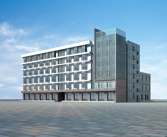 architecture 576 3D Model .c4d .max .obj .3ds .fbx .stl .blend 