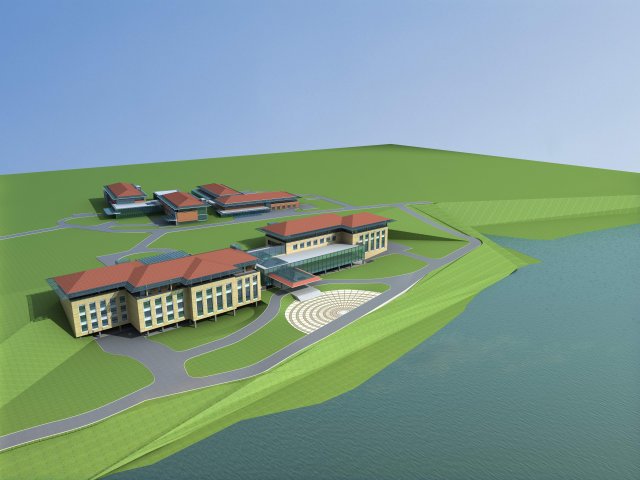 architecture 577 3D Model .c4d .max .obj .3ds .fbx .stl .blend 