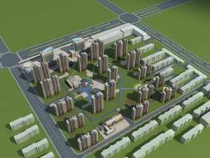 architecture 585 3D Model