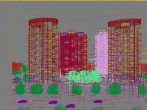architecture 590 Modèle 3D