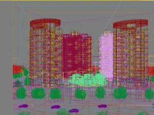 architecture 590 3D Model
