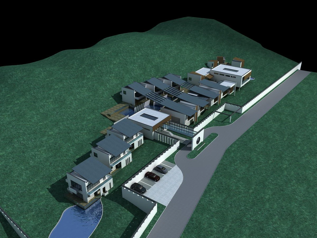 architecture 593 3D Model .c4d .max .obj .3ds .fbx .stl .blend 