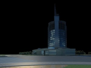 architecture 595 3D Model