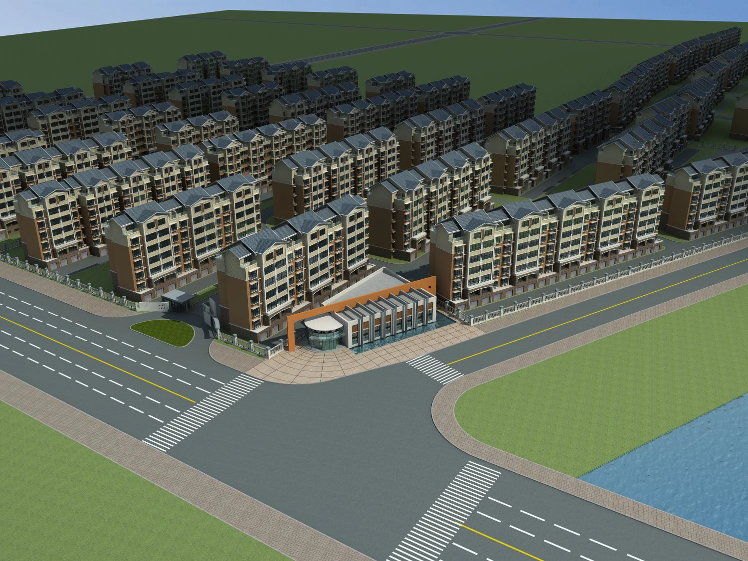 architecture 600 3D Model .c4d .max .obj .3ds .fbx .stl .blend 