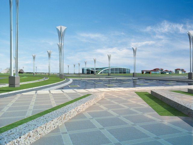 architecture 603 3D Model .c4d .max .obj .3ds .fbx .stl .blend 