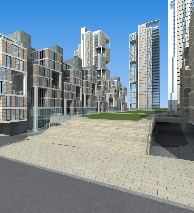 architecture 605 3D 모델 .c4d .max .obj .3ds .fbx .stl .blend 