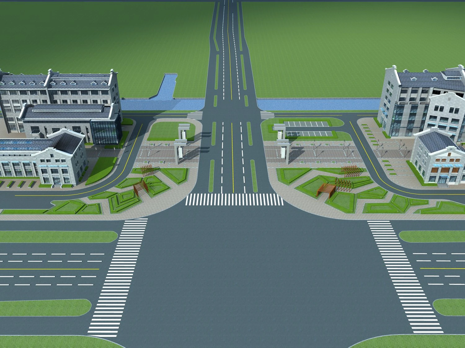 architecture 607 3D Model .c4d .max .obj .3ds .fbx .stl .blend 