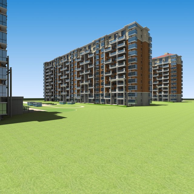 architecture 610 3D Model .c4d .max .obj .3ds .fbx .stl .blend 