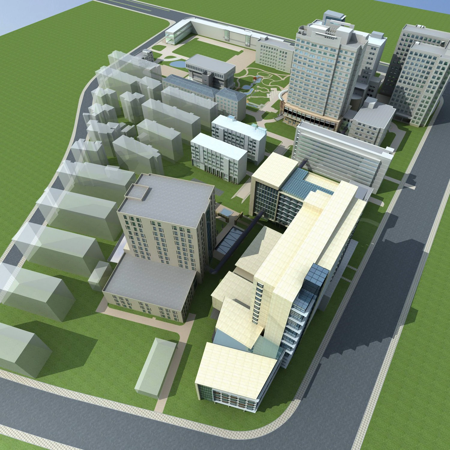 architecture 611 3D Model .c4d .max .obj .3ds .fbx .stl .blend 
