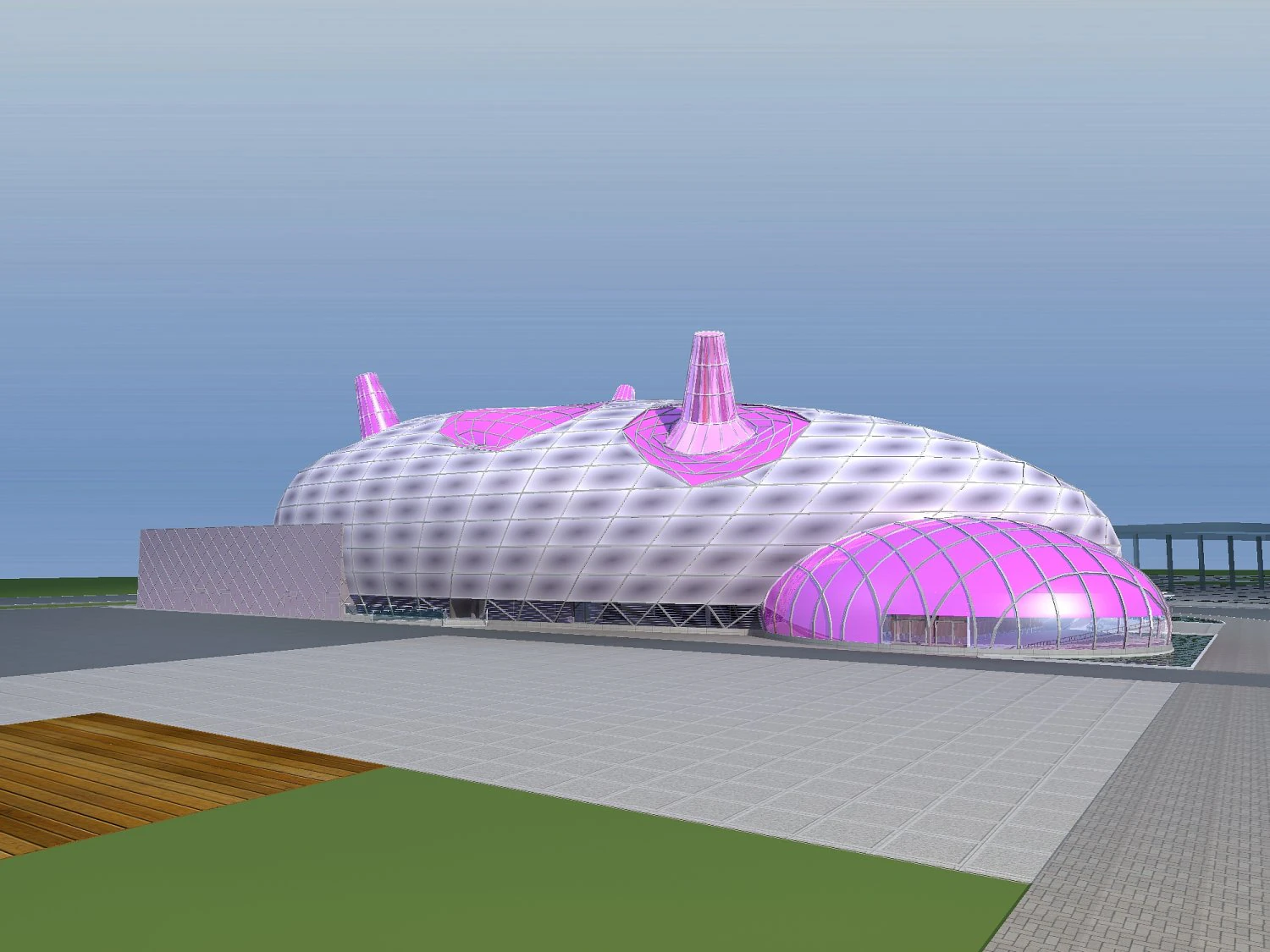 architecture 612 3D Model .c4d .max .obj .3ds .fbx .stl .blend 